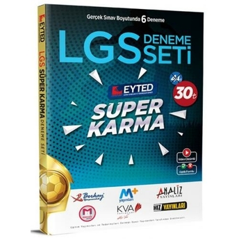 Kelepir Eyted Yayınları 8. Sınıf Lgs Süper Karma 6 Deneme Komisyon