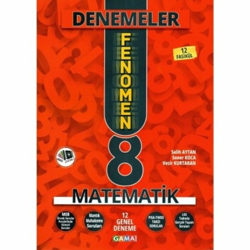 Kelepir Fenomen Okul 8. Sınıf Fenomen Matematik Denemeleri Komisyon