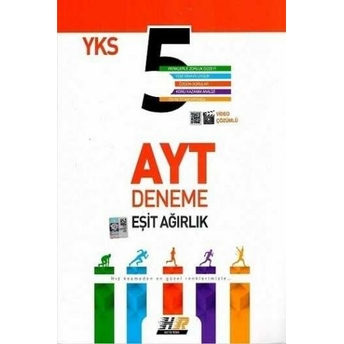 Kelepir - Hız Ve Renk Yayınları Ayt Eşit Ağırlık 5 Li Deneme