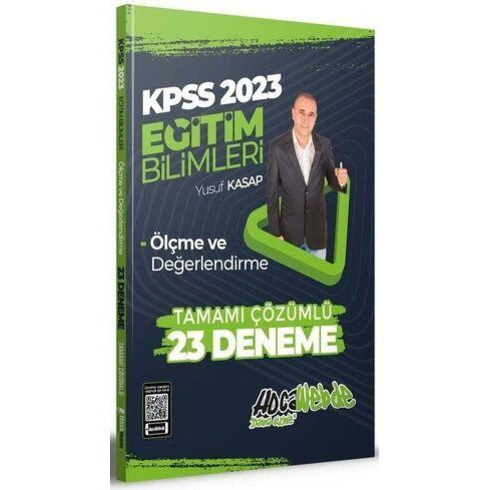 Kelepir Hocawebde Yayınları 2023 Kpss Eğitim Bilimleri Ölçme Ve Değerlendirme Tamamı Çözümlü 23 Deneme Sınavı Komisyon