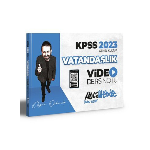 Kelepir Hocawebde Yayınları 2023 Kpss Vatandaşlık Video Ders Notu Özgür Özkınık