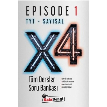 Kelepir Kafadengi Yayınları Tyt Sayısal Tüm Dersler Soru Bankası X4 Episode 1 Komisyon