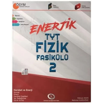 Kelepir Karaağaç Yayınları Karaağaç Tyt Fizik Enerjik Hareket Ve Enerji Fasikülü 2