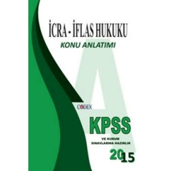 Kelepir Makro Codex Kpss Icra Iflas Hukuku Konu Anlatımı 2015