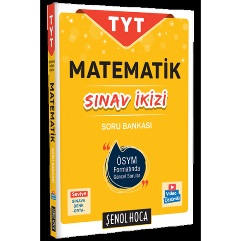 Kelepir Şenol Hoca Yayınları Tyt Matematik Sınav Ikizi Soru Bankası Şenol Aydın