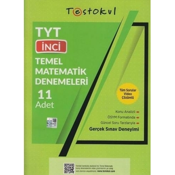 Kelepir Test Okul Yayınları Tyt Temel Matematik Inci 11 Li Denemeleri Komisyon