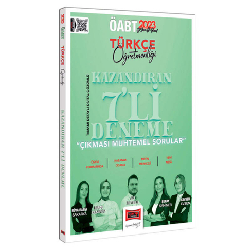 Kelepir Yargı Yayınları 2023 Öabt Türkçe Öğretmenliği Kazandıran Tamamı Çözümlü 7 Deneme Komisyon