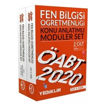 Kelepir ​Yediiklim Yayınları 2020 Öabt Fen Bilgisi Öğretmenliği Konu Anlatımlı Modüler Set Komisyon