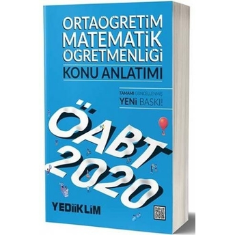 Kelepir ​Yediiklim Yayınları 2020 Öabt Ortaöğretim Matematik Öğretmenliği Konu Anlatımı Komisyon