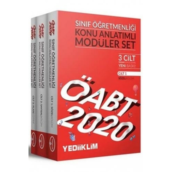 Kelepir ​Yediiklim Yayınları 2020 Öabt Sınıf Öğretmenliği Konu Anlatımlı Modüler Set Komisyon