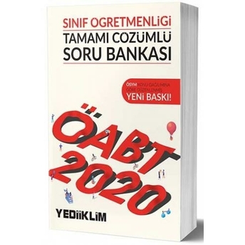 Kelepir ​Yediiklim Yayınları 2020 Öabt Sınıf Öğretmenliği Tamamı Çözümlü Soru Bankası Komisyon