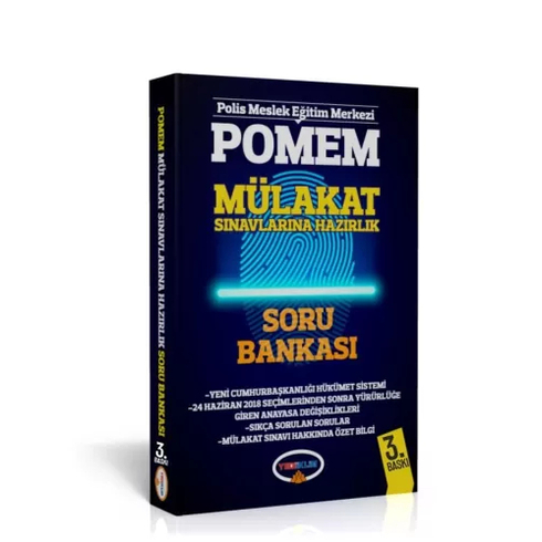 Kelepir Yediiklim Yayınları Pomem Mülakat Sınavlarına Hazırlık Soru Bankası 3. Baskı Komisyon