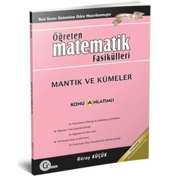 Kelepirgür Öğreten Matematik Fasikülleri Mantık Ve Kümeler Güray Küçük