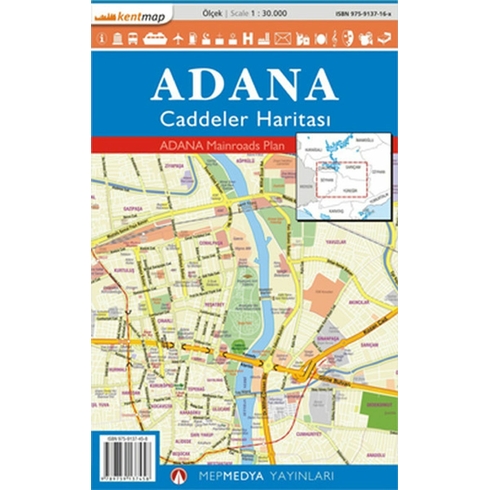 Kentmap Adana Caddeleri Haritası