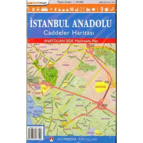 Kentmap Istanbul Anadolu Caddeler Haritası