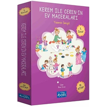 Kerem Ile Ceren’in Ev Maceraları 10 Kitap Set Yasemin Şengül