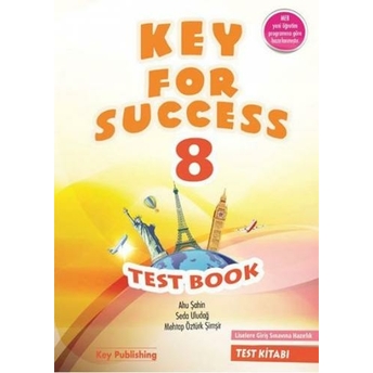 Key Publishing 8. Sınıf Key For Success Test Book Komisyon