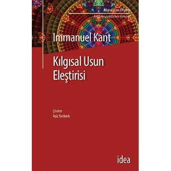 Kılgısal Usun Eleştirisi Immanuel Kant