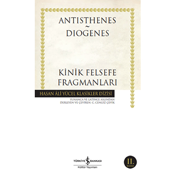 Kinik Felsefe Fragmanları - Hasan Ali Yücel Klasikleri Antisthenes, Diogenes