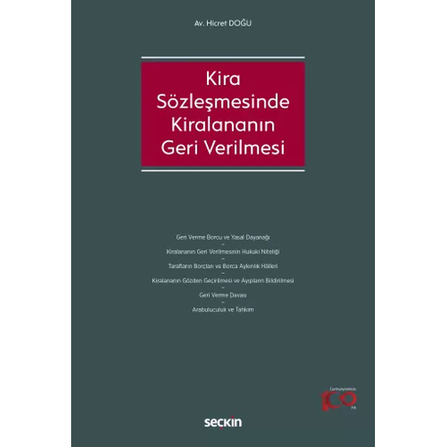 Kira Sözleşmesinde Kiralananın Geri Verilmesi Hicret Doğu