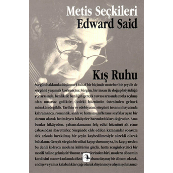 Kış Ruhu Edward W. Said