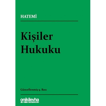 Kişiler Hukuku Hüseyin Hatemi