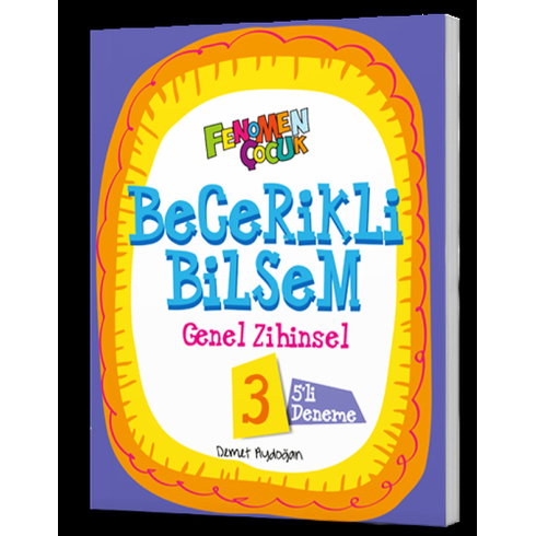 Kişisel Yayınlar Fenomen Çocuk Becerikli Bilsem 3 Genel Zihinsel