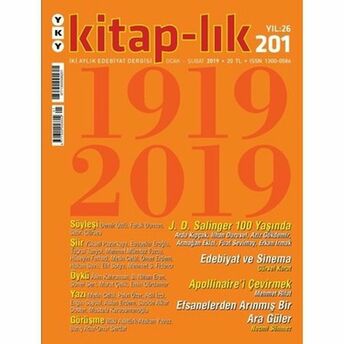 Kitap-Lık 201 / Ocak - Şubat 2019