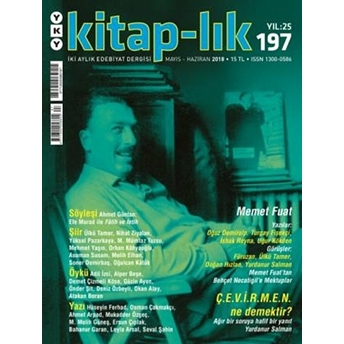 Kitap-Lık Dergisi Sayı: 197 Mayıs - Haziran 2018 Kolektif