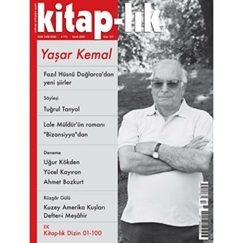 Kitap-Lık Sayı: 101 Aylık Edebiyat Dergisi Yaşar Kemal Kolektif