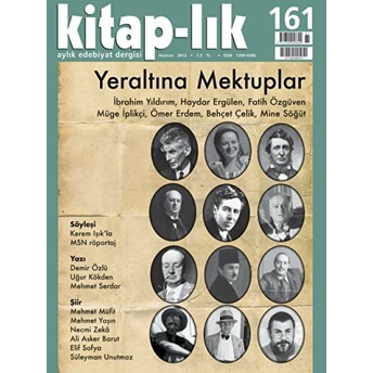 Kitap-Lık Sayı: 161 Aylık Edebiyat Dergisi Kolektif