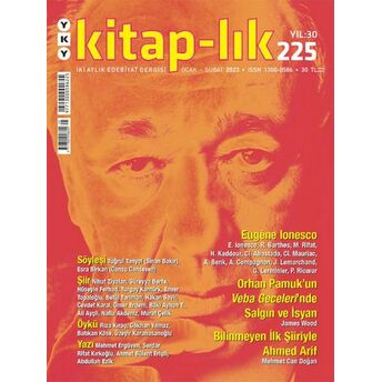 Kitap-Lık Sayı 225 Eugène Ionesco Tiyatrosu