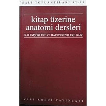 Kitap Üzerine Anatomi Dersleri Kolektif