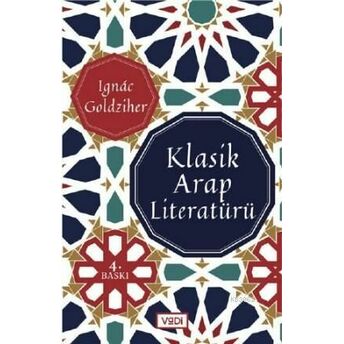 Klasik Arap Literatürü Ignace Goldziher