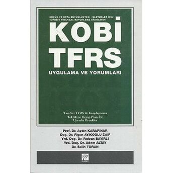 Kobi - Tfrs Uygulama Ve Yorumları Ciltli Adem Altay