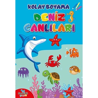 Kolay Boyama - Deniz Canlıları Hatice Nurbanu Karaca