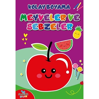 Kolay Boyama - Meyveler Ve Sebzeler Hatice Nurbanu Karaca