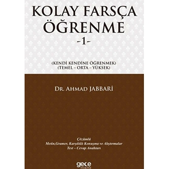 Kolay Farsça Öğrenme 1 Ahmad Jabbari