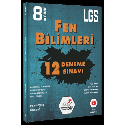 Kondisyon 8. Sınıf Lgs Fen Bilimleri 12'Li Deneme Sınavı