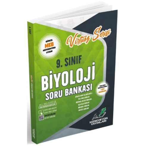 Kondisyon Yayınları 9. Sınıf Biyoloji Virtüöz Serisi Soru Bankası Komisyon