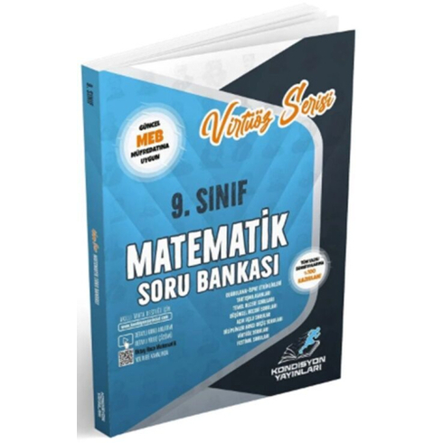 Kondisyon Yayınları 9. Sınıf Matematik Virtüöz Serisi Soru Bankası Komisyon