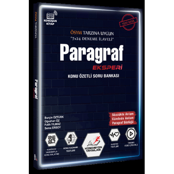 Kondisyon Yayınları Paragraf Eksperi Konu Anlatımlı Soru Bankası Komisyon