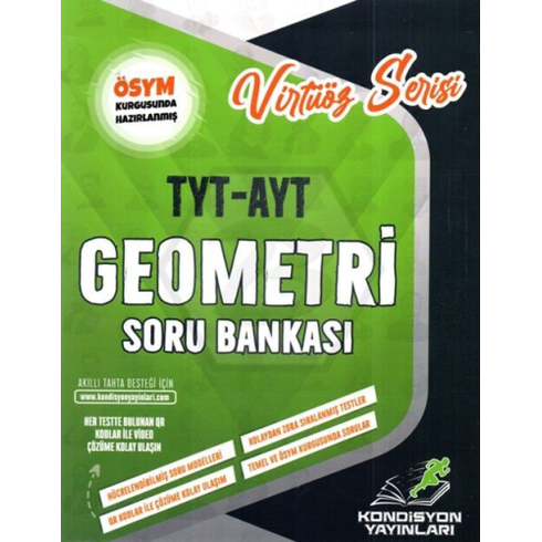 Kondisyon Yayınları Tyt Ayt Geometri Virtüöz Serisi Soru Bankası Komisyon