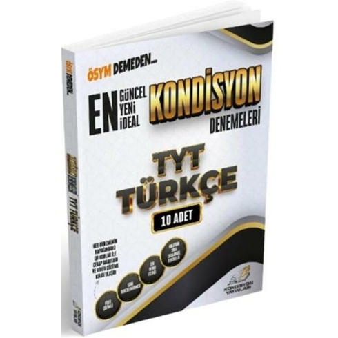 Kondisyon Yayınları Tyt Türkçe En Ideal Kondisyon Denemeleri Komisyon