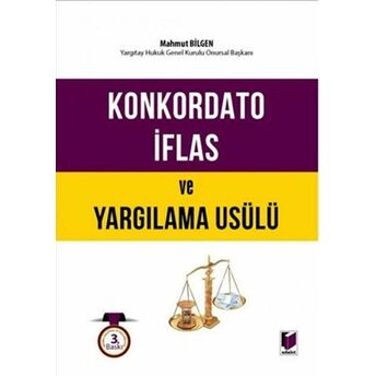 Konkordato Iflas Ve Yargılama Usülü Ciltli Mahmut Bilgen