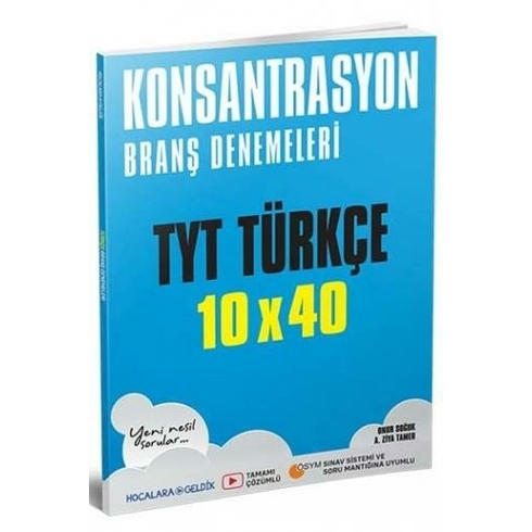 Konsantrasyon Branş Denemeleri Tyt Türkçe