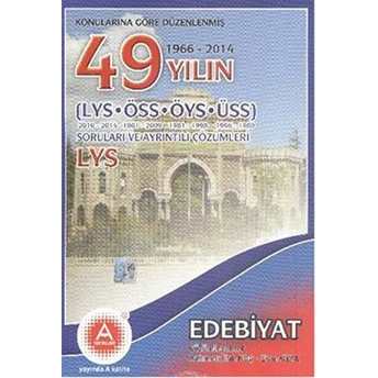 Konularına Göre Düzenlenmiş 50 Yılın Lys Edebiyat Soruları Ve Ayrıntılı Çözümleri Hüseyin Kılıç