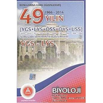 Konularına Göre Düzenlenmiş 50 Yılın Ygs-Lys Biyoloji Soruları Ve Ayrıntılı Çözümleri Zafer Gülsar