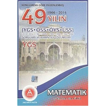 Konularına Göre Düzenlenmiş 50 Yılın Ygs Matematik Soruları Ve Ayrıntılı Çözümleri Oğuz Gümüş