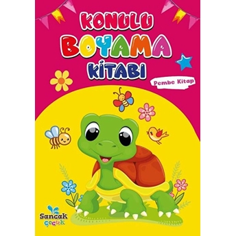 Konulu Boyama Kitabı - Pembe Kitap Kolektıf